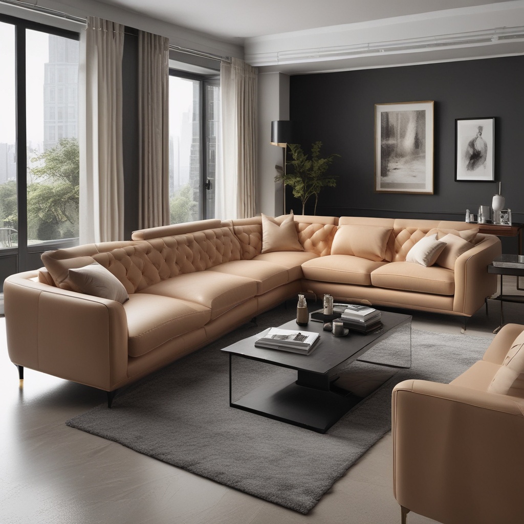 Luxury modern sofa